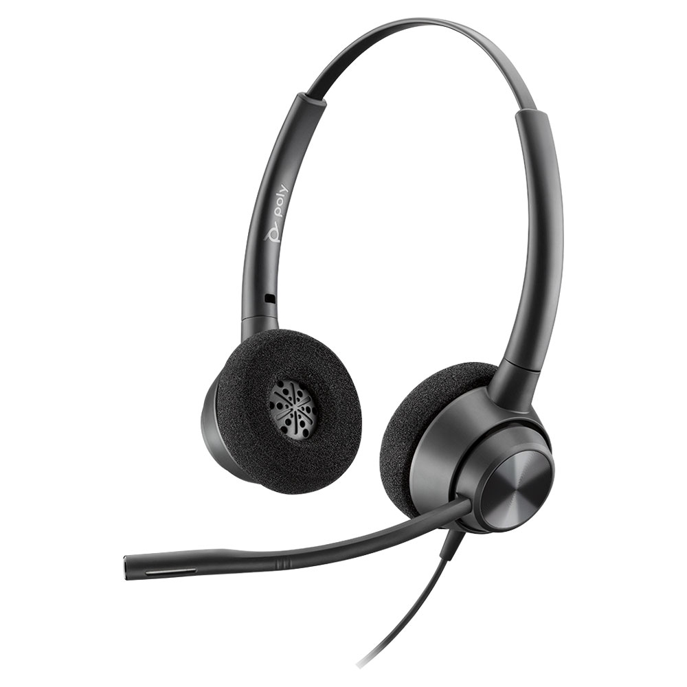 poly encorepro 320 qd noise canceling headset icon view