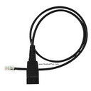 jabra 8800-00-25 qd to rj cord for yealink, snom view